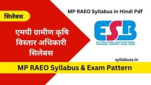MP RAEO Syllabus
