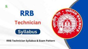 RRB Technician Syllabus PDF Download